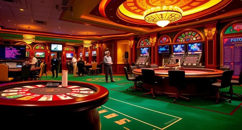 Live dealer streaming tables on H31 casino
